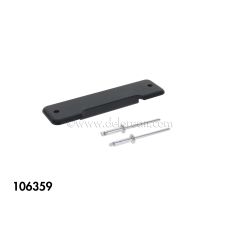 106359 - Sunshade/Louvre Latch Cover - Official DeLorean Motor Company®