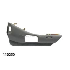 RH LOWER DOOR PANEL (GRAY) - EARLY CARPET, INTEGRATED STRAP