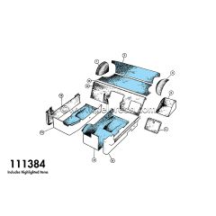 NOS LATE GREY CARPET SET (INCOMPLETE, 4 PCS)