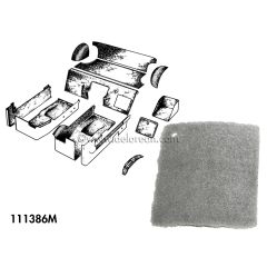 Complete DeLorean Carpet Set (Light Gray)