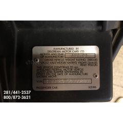 1981 DeLorean #02813