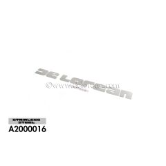 BUMPER LETTERS (STAINLESS)