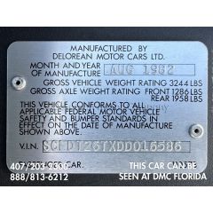 1983 DeLorean #16586-FL