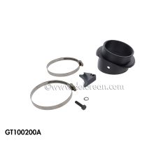 ADAPTER FOR PERFORMANCE AIR INTAKE (WITH TWO CLAMPS & HARDWARE)