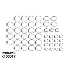 COMPLETE COOLANT HOSE CLAMP ASSORTMENT (STAINLESS)