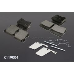 FRONT & REAR BRAKE PADS W/SHIMS