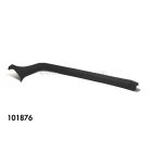 RH DOOR A-POST TRIM (BLACK)