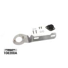 STAINLESS UPPER MUFFLER BRACKET W/BUSHING & HARDWARE