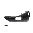 LH LOWER DOOR PANEL (BLACK) - LATE CARPET, INTEGRATED STRAP