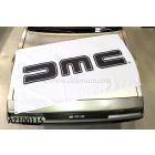 DMC LOGO FLAG (WHITE WITH BLACK LOGO)