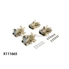 DOOR LATCHES (QTY 4 - WITH HARDWARE)