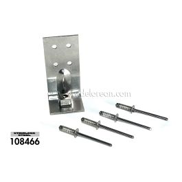 FRONT FASCIA BRACKET (STAINLESS - WITH CAGE NUT AND POP RIVETS